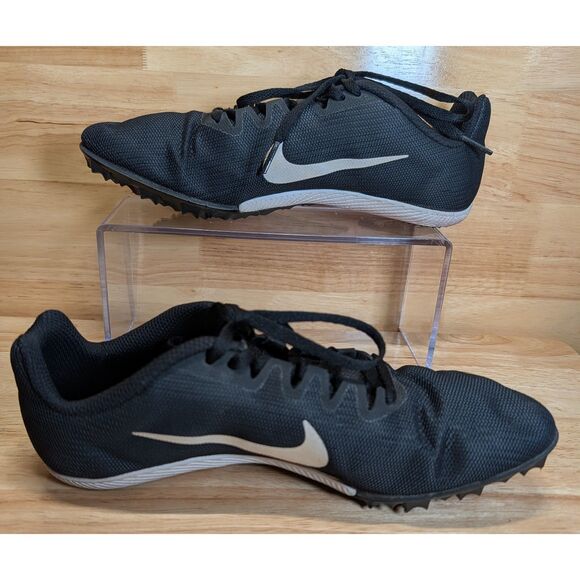 Nike Zoom Rival M Track Spikes Shoes Black Men’s 7.5 w/ Bag & Tool AH1020-002 - Picture 2 of 11